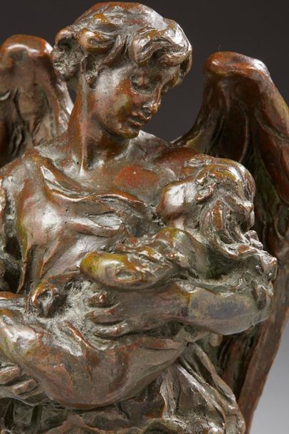 null DALOU Aimé-Jules, 1838-1902

L'ange gardien

groupe en bronze à patine brune...