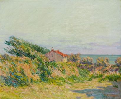 POST-IMPRESSIONIST SCHOOL

House by the sea

oil...