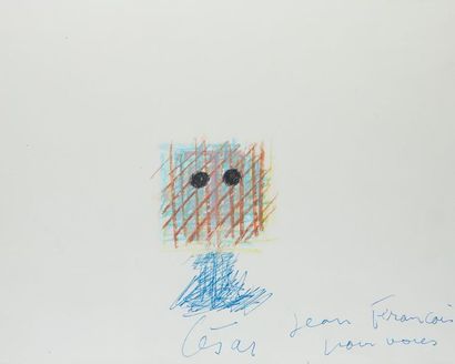 null CÉSAR, 1921-1998

Personnage

pastel et stylo bleu sur papier

signé en bas...