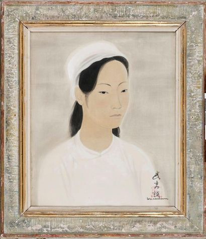 null VU CAO DAM, 1908-2000

Jeune femme à la robe blanche, circa 1941-1943

encre...
