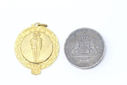 Silver coin 1 vereinsthaler - Maximilian...