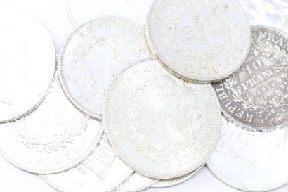 Set of Hercules silver coins : 

- 11 coins...