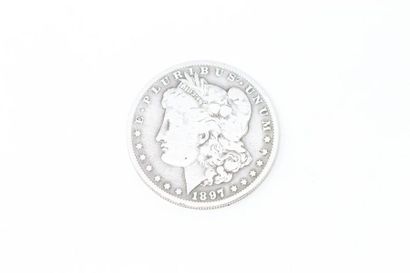 UNITED STATES silver coin of 1 dollar 