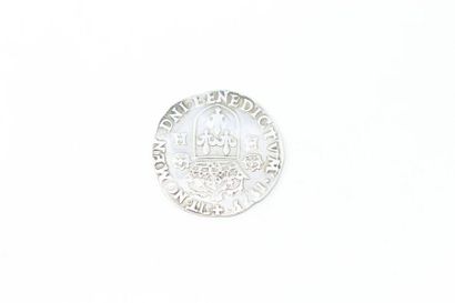 null Teston 4° type - Henri III en argent 1575 atelier de Rennes

Avers : buste de...