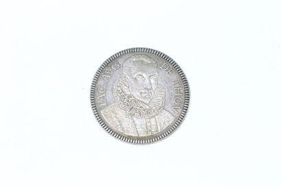 null Silver token, society of French bibliophiles founded in 1820.

Obverse: IAC....