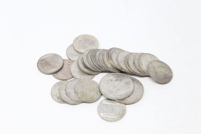 null Ensemble de pièces en argent : 

10 Francs Turin 1929 x 3, 1930 x 4, 1931 x...