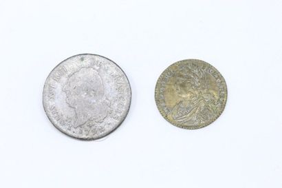 null Pièce en argent de 30 sols au Génie type François - Louis XVI, 1792 D (atelier...