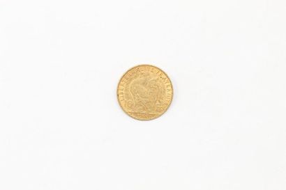 null Pièce en or jaune de 10 Francs au coq (1900)

Poids : 3.22 g. 