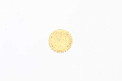 10 franc gold coin Napoleon III Tête laurée,...