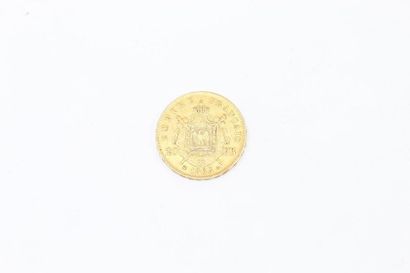 null Pièce de 20 Francs en or Napoléon III tête laurée, Strasbourg, 1868.

Poids...