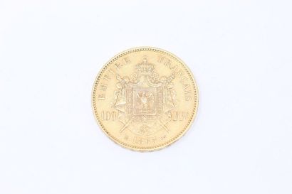 null Coin of 100 Francs Napoleon III bareheaded, 1855, Strasbourg.

Weight: 35.2...