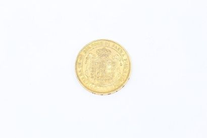 null Gold coin of 40 Lire Maria Luigia, 1815.

Weight: 12.90 g.