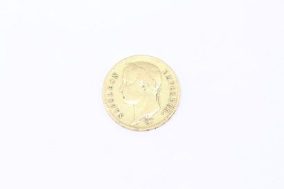 null Pièce en or de 40 Francs Napoléon Ier tête laurée. (1812 A)

TB à TTB.

Poids...