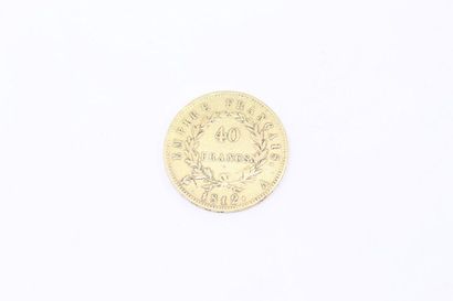 null Gold coin of 40 Francs Napoleon I head laureate. (1812 A)

TB to APC.

Weight:...