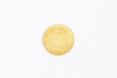 null Coin of 40 francs Napoleon bare head 1806 A (Paris workshop)

Obverse: EMPEROR...