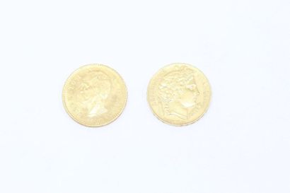 Set of two gold coins composed of : 

- 1...