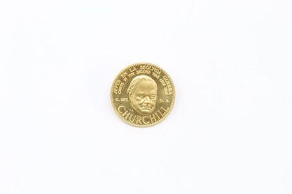 null Pièce commémorative en or émise par la Banco Italo-Venezolano, de la série Jefes...