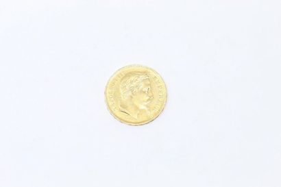null Pièce en or de 20 Francs Napoléon III tête laurée, Paris, 1867.

TTB à SUP....