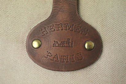 HERMES HERMES 

Sac modèle Rodeo porté épaule ou bandouillère en toile bicolore et...