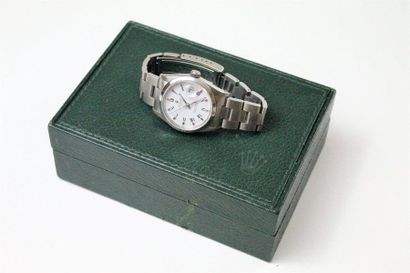 ROLEX ROLEX 

Oyster Perpetual Date

Men's wristwatch, round case, white dial with...