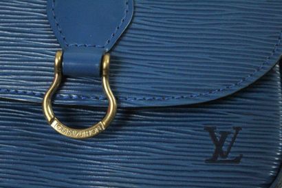 LOUIS VUITTON LOUIS VUITTON 

Shoulder bag model "Saint Cloud" in blue herringbone...