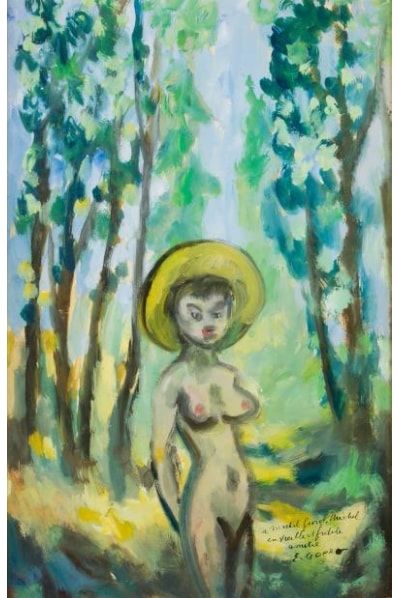 null GOERG Édouard, 1893-1969

Bather with straw hat

gouache, signed lower right...