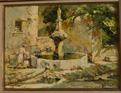 null FONT Paula

Fountain in Pernes

Oil on panel 

Signed lower right