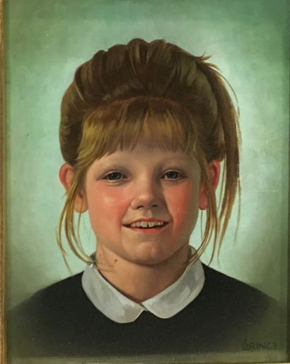 null 
LORINCZ (XX)





Smiling girl





Oil on panel, signed lower right

tiny...