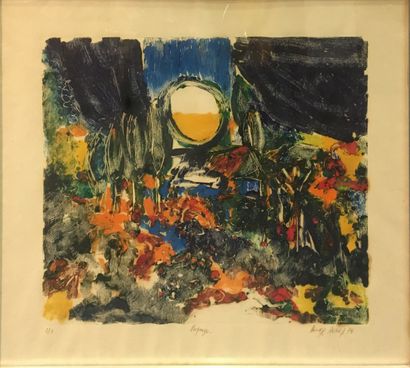 null AUBRY Henry (XX) (lot of 6 lithographs signed and framed sold without reserve...