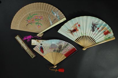 Four fans, China, 20th century
