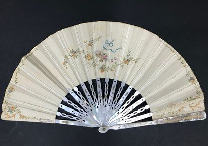 null Two fans, circa 1900-1920

*One, the leaf in painted skin after François Boucher....