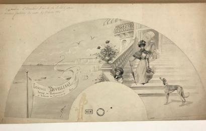 null A.Thomasse, Duvelleroy fans, circa 1890-1900

Fan sheet project, on paper, pencil,...
