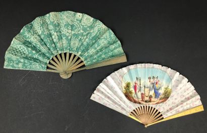 null Two fans, 19th century

*On the 1st, around 1830, the paper sheet printed with...