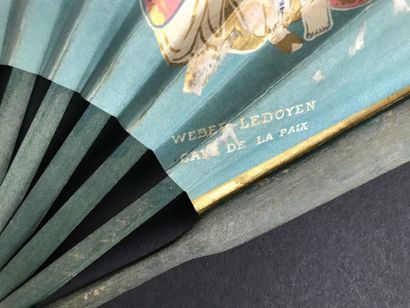 null Weber- Ledoyen-Café de la Paix, circa 1913

Advertising fan, the paper sheet...