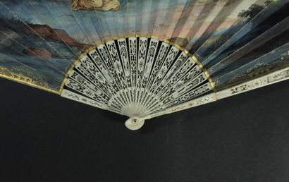 null 
Antique scene, circa 1790-1800





Folded fan, the gouache-painted skin sheet...