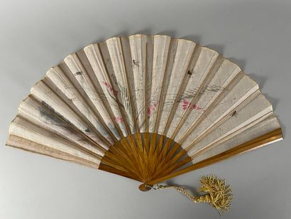 null The Eiffel Tower, circa 1890-1900

Folded fan, the fabric sheet painted with...