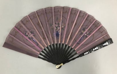 null Demoiselles au jardin, circa 1900-1920

Folded fan, the sheet in skin, mounted...