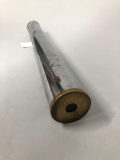 null Kaleidoscope, the chromed metal tube, the copper aucular. 

Length: 38 cm.