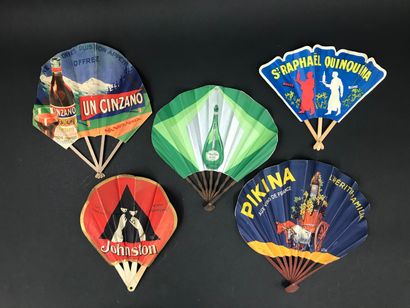 Seven fans, early 20th century

For various...