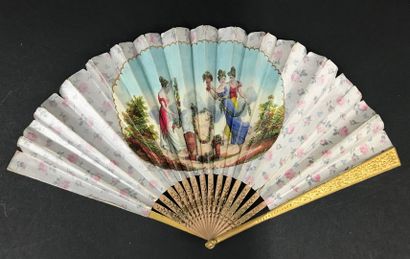 null Two fans, 19th century

*On the 1st, around 1830, the paper sheet printed with...