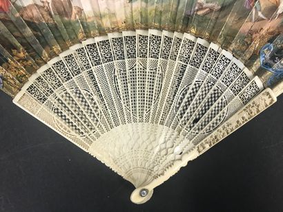 null 
The fruit merchant, 18th century





Folded fan, the skin sheet lined with...