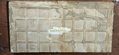 null LACHENAL Edmond (1855-1948)

Enamelled tile with a farmhouse decoration, signed...