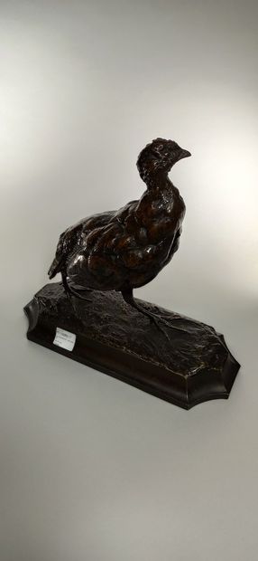 null The gleaner

Bronze group with brown patina showing a partridge. 

Titled on...