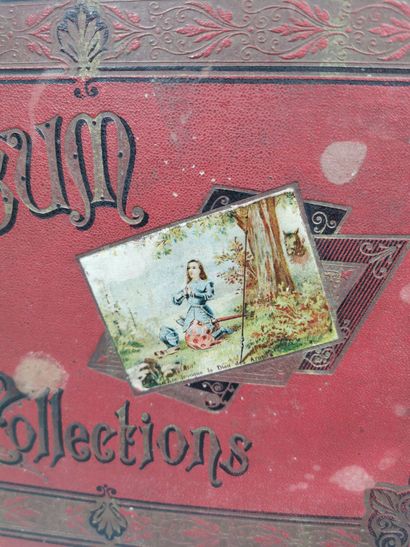 null Album of chromos and bonus images including chocolate Poulain, Guérin-Boutron,...