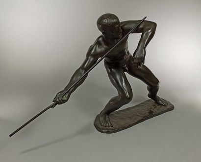 null NUSS

Javelin Thrower

Bronze with green patina, signed on the terrace

H.:...