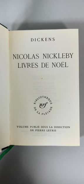 null BIBLIOTHEQUE DE LA PLEIADE

DICKENS Charles 1 vol. : Nicolas Nickleby - Livres...
