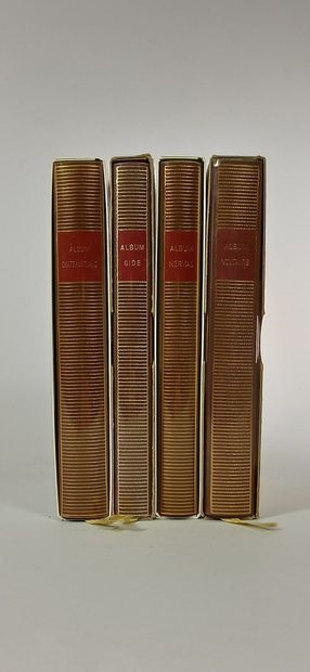null PLEIAD LIBRARY

ALBUM 4 vol. : CHATEAUBRIAND - GIDE - NERVAL - VOLTAIRE (inscriptions...