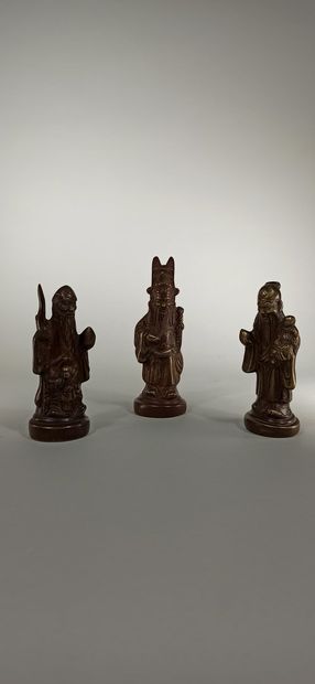 CHINA, 19th-20th century

3 bronze balance...