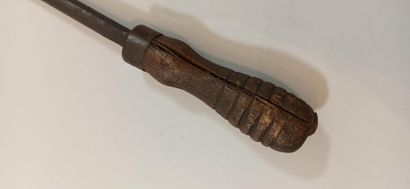 null Matraque de tranchée artisanale, Guerre 14-18, 

Long.: 37 cm