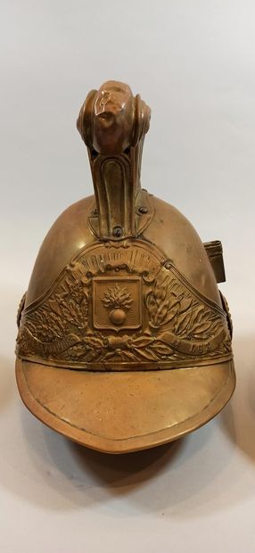 null LOT including:

- Helmet Model 1875 CITY OF LUZ

- Helmet Model 1885 VILLE DE...